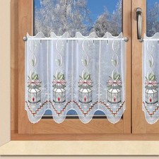 Weihnachts-Scheibengardine