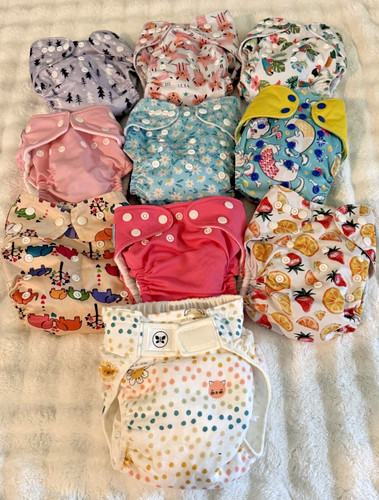 Baby girl cloth diaper - girl, 10