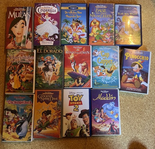 Disney vhs kassetten - vhs, auf