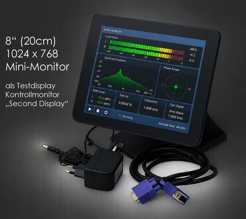 12v mini monitor - 8",