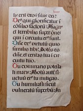 Orig Pergament Antiphonar