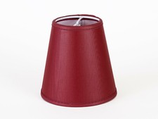 Lampenschirm Schlicht  Aufsteckschirm  Weinrot  E14 Kronleuchter  Klemmschirm 