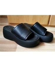 ? Chunky Plateau Pantoletten schwarz H&M Gr. 41