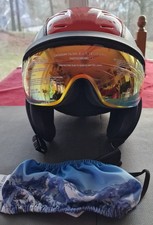 Slokker Skihelm mit polarisierenden Visier Gr. L 57-59