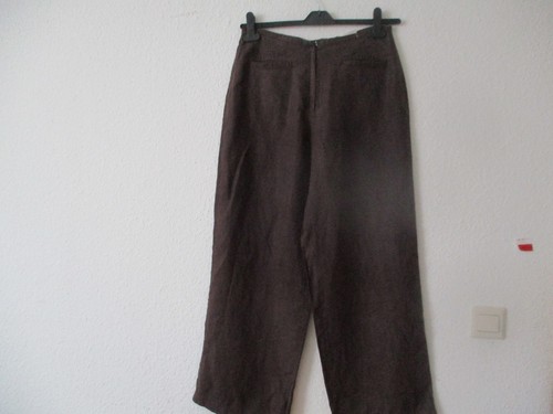 Cambio leinenhose damen braune - leinenhose,