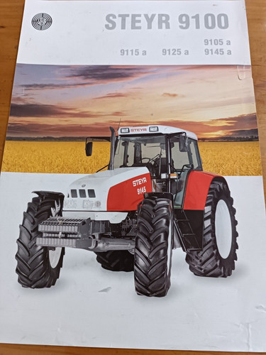 Prospekt steyr 9100 - 9100, d