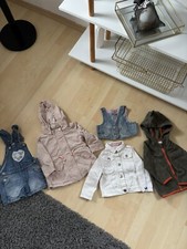 Mädchen Paket Set 6 Teile Jacken Weste Latzhose Alles Gr.80 H&M Ergee Usw