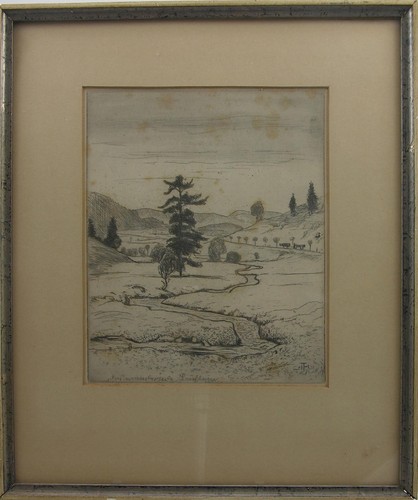 Radierung hans thoma unter - radierung,
