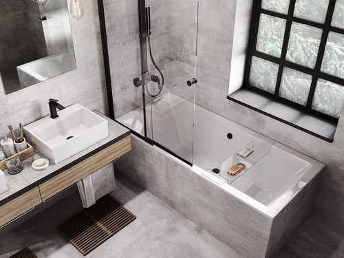 Badewanne rechteck wanne slim - rechteck,
