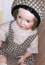 alte Puppe Porzellankopfpuppe