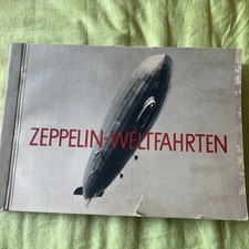 Zigarettenbilder Album " Zeppelin - Weltfahrten " ,  Vollständig ca. 1932