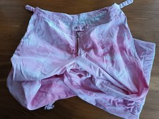 Batik Tie Dye Pink Rosa Weiß Hose 36 / 38 Party Vintage
