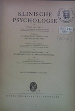 Klinische Psychologie. Mit