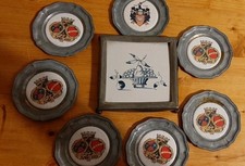 Konvolut Zinn Untersetzer