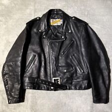 Schott Perfecto Double Leather Riders Jacket Size 44 Made in USA