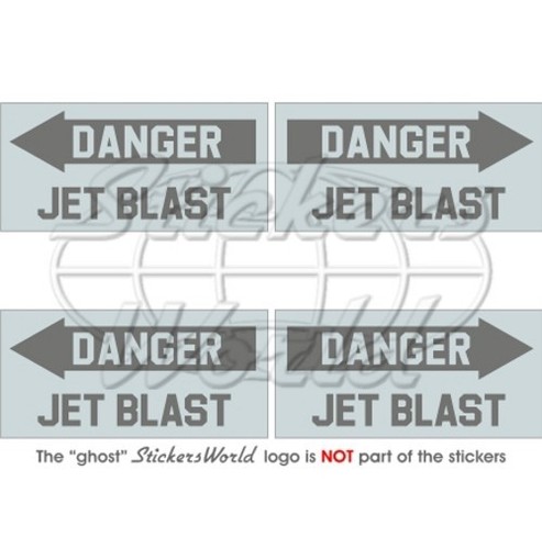 Danger jet blast flugzeug - jet,