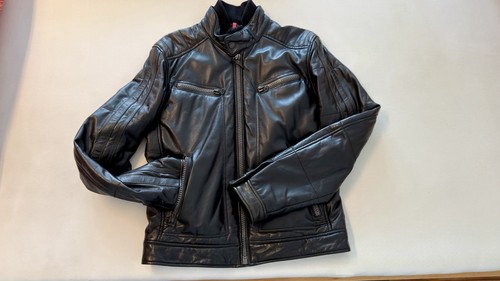 Strellson lederjacke schwarz - strellson,