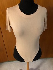 Body beige Kurzarm Gr. 40