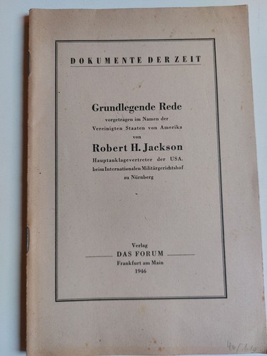 Nürnberger prozesse rede - -,