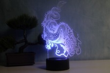 Drachen-Lampe im japanischen