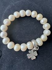 Thomas Sabo Perlen Armband Kleeblatt 