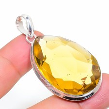 Citrin Edelstein Anhänger