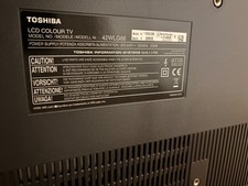 Toshiba 42WLG66 LCD Clolour TV