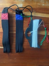 Lenkdrachen 2-Leiner Winderset 2 x 30m flugfertig Enden Schlaufen Winder