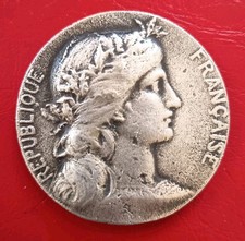 Große Medaille Frankreich Francaise Ministre de la Guerre Kriegsminister Silber