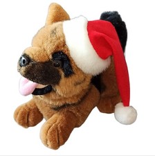Sonderedition Kommissar Rex mit Nikolausmütze Polizeihund Plüschhund Stofftier