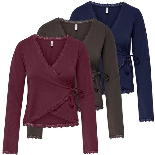 Only damen jersey wickeljacke - only,