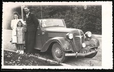 Fotografie Auto Adler 2 L Cabrio 1938 Karrosserie Karmann 