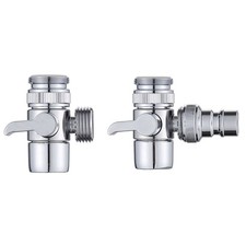 1 In 2 Ausgang Waschmaschine Wasserhahn Ventil zum automatischen Wasserstopp