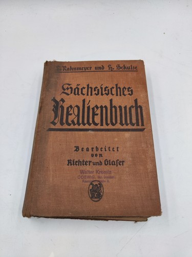 Sächsisches realienbuch 1937 - realienbuch,