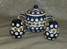 3 tlg. BUNZLAUER Keramik Polen