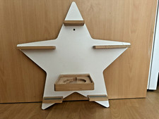 Boarti Tonies Regal Stern BOARTI Kinder Regal, Weiß, 55 x 52 x 19cm