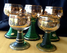 5 Stück  Andenken Glas