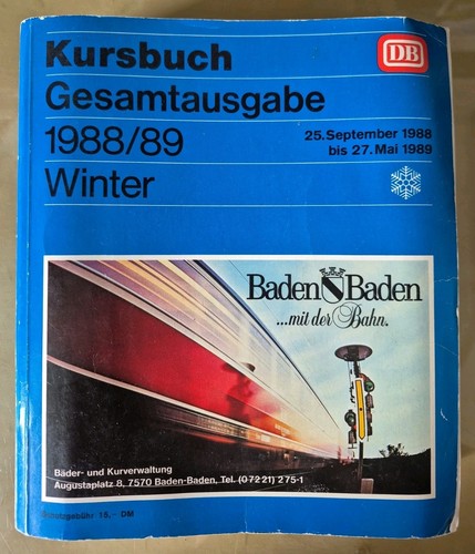 Kursbuch gesamtausgabe - db,