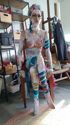 Kunst schaufensterpuppe unikat - kunst,