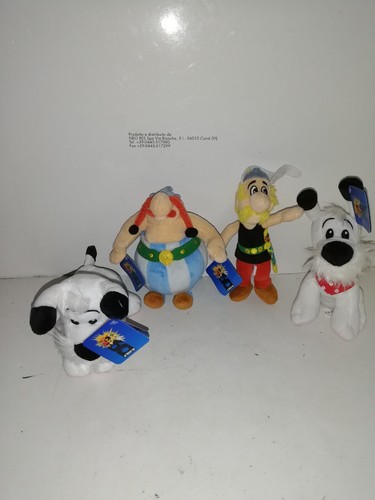 Lot plush asterix idefix - lot,