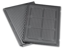 Steba Grillplatte für PG 4 und PG 2, Unten geriffelt und Waffel