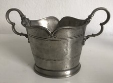 Jugendstil Eiskübel Vase Zinn