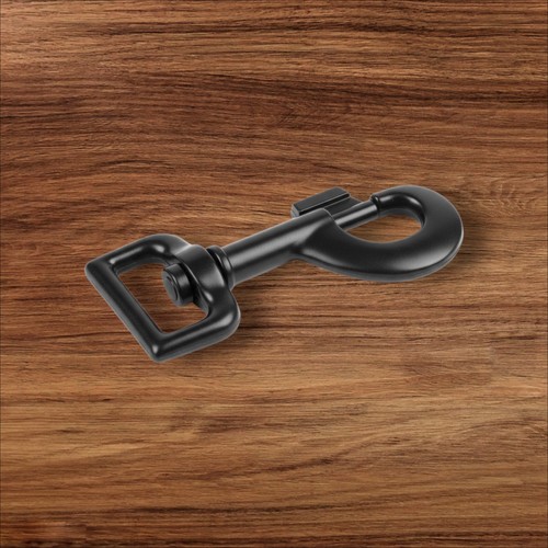 Bolzenkarabiner schwarz - 2x,