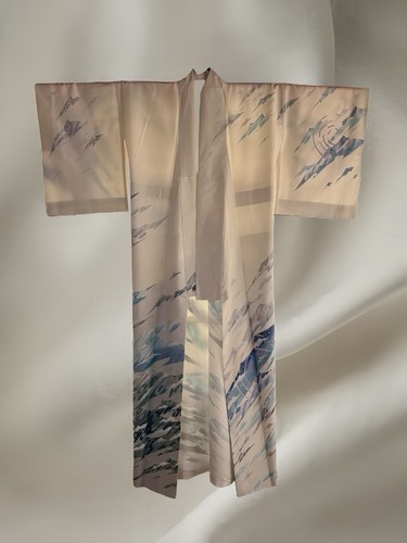 Vintage kimono ushikubi - vintage, kimono/ushikubi