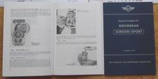 Reparaturhandbuch Simson Sport AWO NEU Reparaturanleitung 