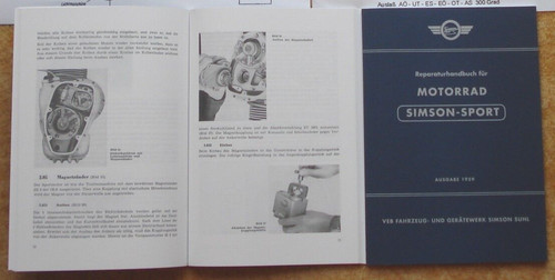Reparaturhandbuch simson sport - reparaturhandbuch,