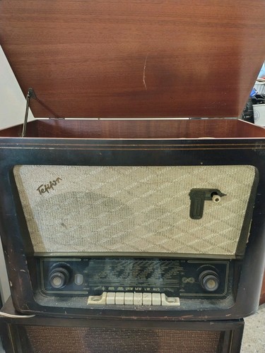 Röhrenradio mit tefifon - röhrenradio,