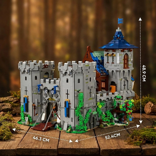 Burg schloss bausteine moc - burg,