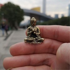 Buddha statue mini messing - buddha, mini,