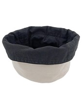 STELTON Brotkorb Baumwolle Modern Mehrfarbig Schwarz Beige Ø 24cm